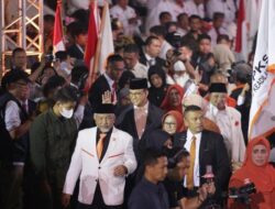 Momen Anies Bersama AHY dan JK Hadiri Milad PKS di Istora Senayan