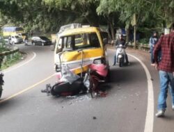 Kecelakaan Motor Vs Angkot di Jalan Ciapus Bogor, 1 Orang Tewas