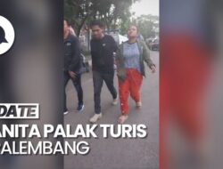 Detik-detik Wanita Pemalak Turis di Palembang Ditangkap!