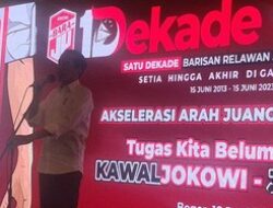 Jokowi ke Relawan: Berbeda Dukungan Jangan Sampai Berantem