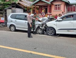 1 Orang Tewas Akibat 2 Mobil ‘Adu Banteng’ di Bolaang Mongondow Sulut