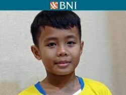 Ahsan dan Arka ke 32 Besar Tunggal Usia Dini Putra BNI Sirnas B Sulsel