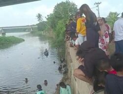 Heboh Warga OKI Sumsel Ramai-ramai Masuk Sungai gegara Benda Diduga Emas