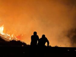 Gunung Sumbing Terbakar, 44 Pendaki Dievakuasi