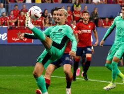 Diwarnai Dua Kartu Merah, Atletico Menang 2-0 Atas Osasuna