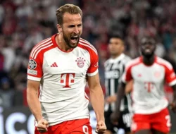 Top! Harry Kane Cetak Hat-trick Pertamanya di Bayern Munich