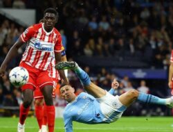 Liga Champions: Man City Kalahkan Red Star Belgrade 3-1