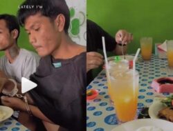 Viral 2 Pencuri Diborgol Ditraktir Makan Polisi di Warteg, Ini Ceritanya