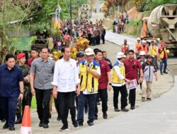 Jokowi Tinjau Progres Penanganan IJD di Kabupaten Penajam Paser Utara