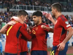 Morata Hat-trick, La Roja Pesta Gol 7-1