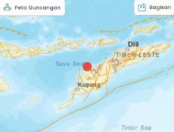 Gempa M 4,1 Guncang Timor Tengah Utara NTT