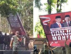 Jokowi Datang, Baliho Ganjar-Mahfud ‘Hilang’