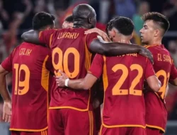 Lukaku Cetak Gol, Giallorossi Menang Telak 4-0