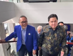 Zulhas dan Erick Sudah di Jakarta Jelang Penentuan Cawapres Prabowo