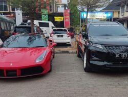 Ferrari-Pajero Sport Balap Liar di Palembang, Driver Diamankan-Ditilang