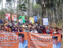 Ratusan Petani di Garut Deklarasi Dukung Gibran Jadi Cawapres