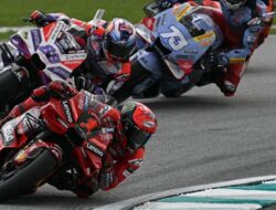 Momen Sengit Bagnaia Vs Martin di MotoGP Malaysia