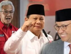 Ganjar-Mahfud 46,7% vs Anies-Cak Imin 37%