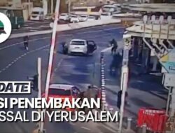 Rekaman CCTV Penembakan Halte Bus di Yerusalem, 3 Tewas