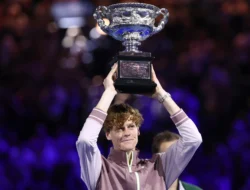 Potret Jannik Sinner Sang Juara Australia Open 2024