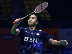 Ginting Menang Rubber Game, Lolos ke 16 Besar