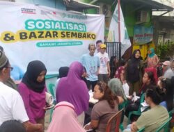 Relawan Samawi Gelar Bazar Murah-Sosialisasi Program Prabowo di Tangerang