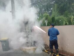 Gardu Listrik di Bintaro Terbakar, Diduga Akibat Korsleting Listrik