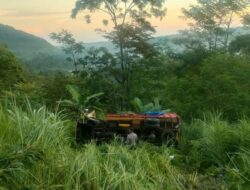 Truk Bawa Grup Kesenian Masuk Jurang di Pasuruan, 2 Orang Tewas