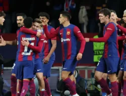 16 Besar Liga Champions: Barcelona Menang 3-1 Lawan Napoli