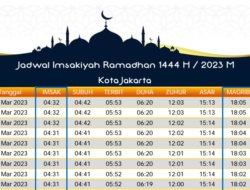 Jadwal Imsak Hari Ini di Jakarta dan Sekitarnya, Selasa 26 Maret 2024