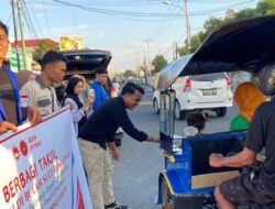 BEM Kristiani Berbagi Takjil dan Ajak Masyarakat Bersatu untuk Indonesia Maju