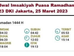 Jadwal Imsak Hari Ini di Jakarta dan Sekitarnya, Sabtu 30 Maret 2024