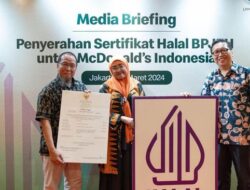 BPJH Sebut McDonald’s Indonesia Ikon Implementasi Halal Resto Siap Saji