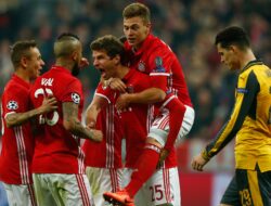 Foto: Kenangan Pahit Arsenal Dibantai Bayern 2-10 di Tahun 2017