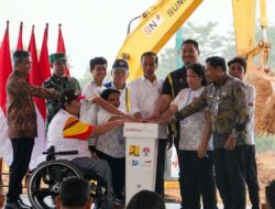 Jokowi Groundbreaking Paralympic Training Center di Karanganyar