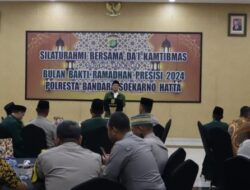 Dai Kamtibmas Polres Soetta Sebar Pesan Keamanan Selama Ramadan