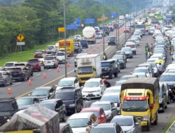 40 Ribu Kendaraan Padati Puncak Bogor di Lebaran Hari Kedua