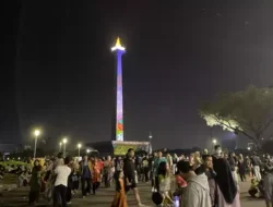 Ada Video Mapping, Lalin Sekitar Monas Dialihkan Malam Ini