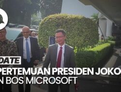 Bertemu Jokowi, Bos Microsoft Akan Investasi AI hingga Pusat Riset