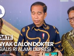 Kata Jokowi soal Banyak Temuan Calon Dokter Spesialis Alami Depresi