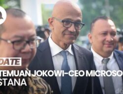 Presiden Jokowi Bertemu CEO Microsoft di Istana Pagi Ini