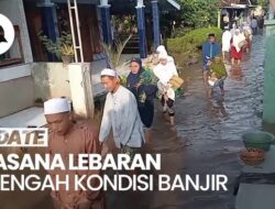 Curhat Warga Kota Pasuruan Lebaran di Tengah Banjir