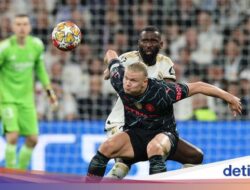 Haaland Hilang Lagi di Santiago Bernabeu