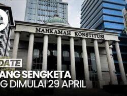 MK Akan Mulai Sidang Sengketa Pileg 29 April, Putusan 10 Juni