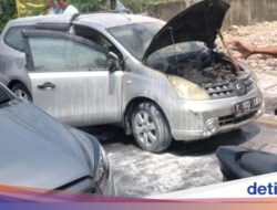 Diduga Korsleting Listrik, Mobil Terbakar di Bekasi