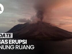 Dampak Erupsi Gunung Ruang, 301 KK Direlokasi