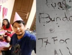 Panca Pembunuh 4 Anak Tulis Pesan ‘Puas Bunda Tx For All’ Pakai Darah Sendiri