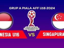 Head to head Indonesia Vs Singapura di Piala AFF U-16