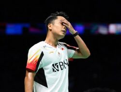 Ginting Disingkirkan Nishimoto di Babak Pertama