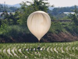 Terus-terusan Korut Kirim Balon Raksasa Isi Sampah ke Korea Selatan